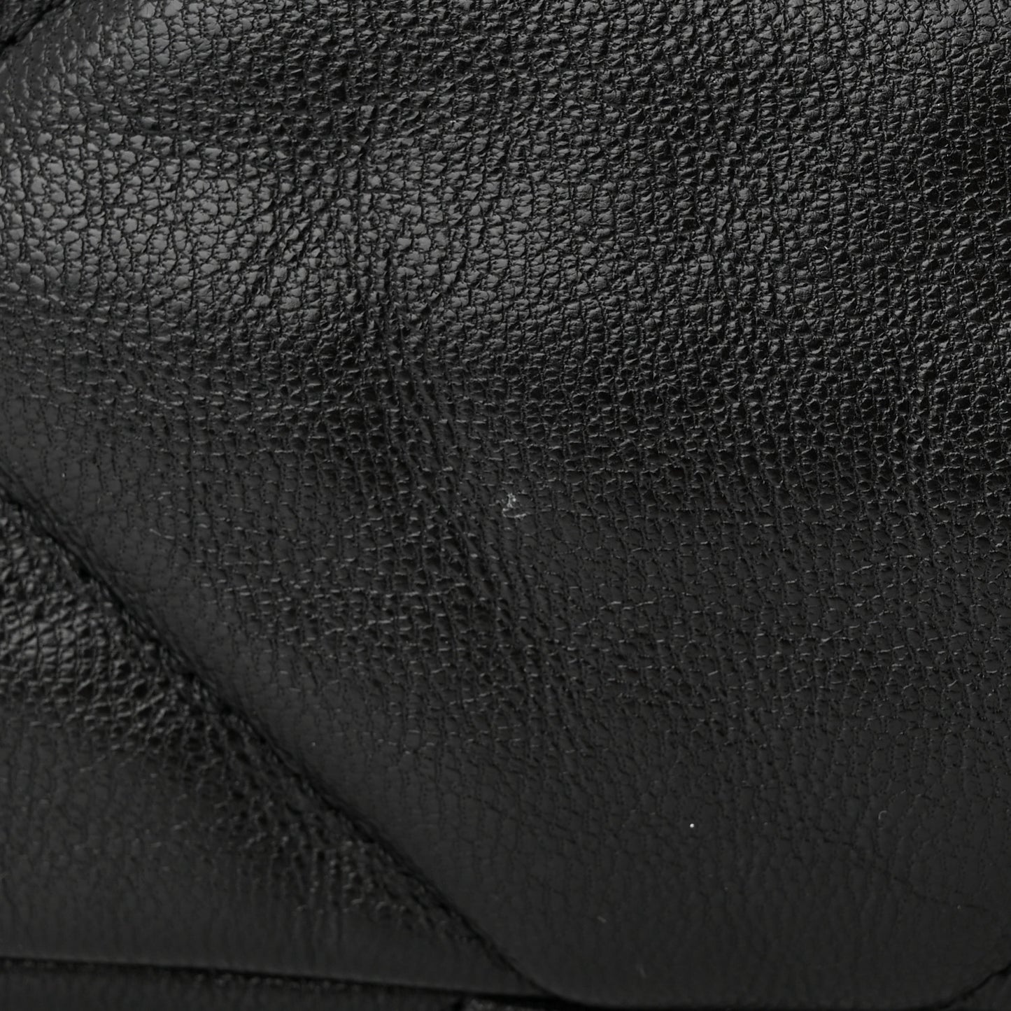 Shiny Goatskin Quilted Large Chanel 19 Flap Black