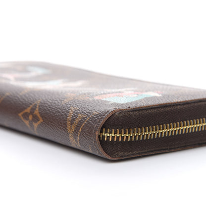 Louis Vuitton Monogram Illustre Zippy Wallet Rose 9 of 16