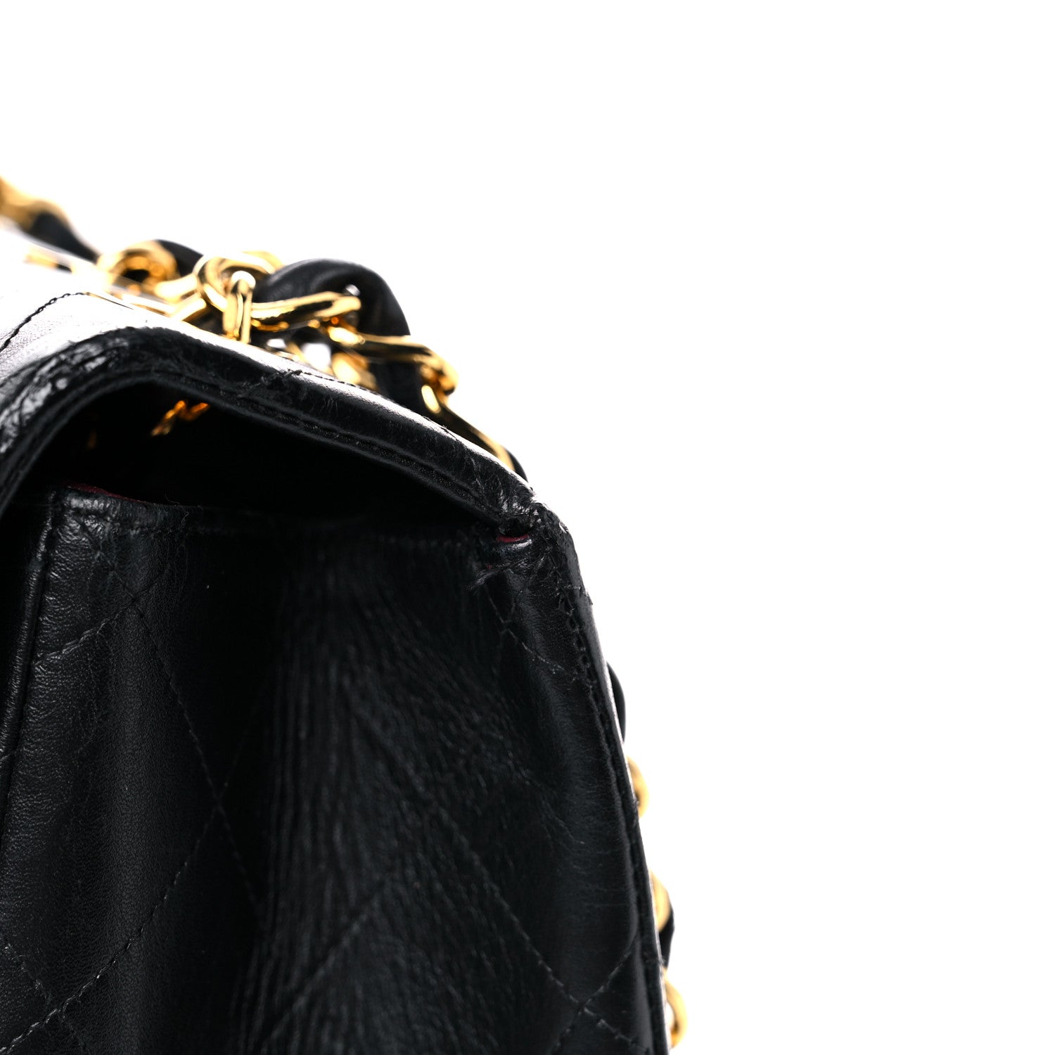 Chanel Lambskin Quilted XL Jumbo Single Flap Black 15 of 21