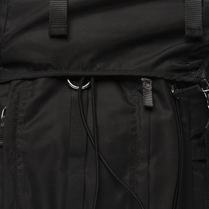 Prada Tessuto Nylon Montagna Double Buckle Backpack Black 7 of 9