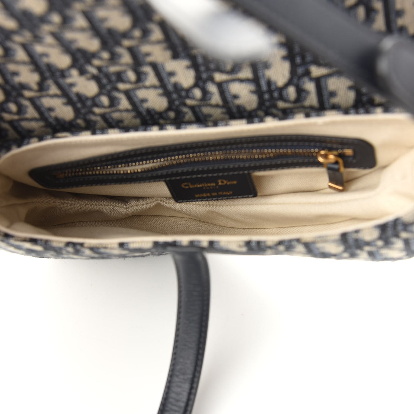Oblique Saddle Bag Blue