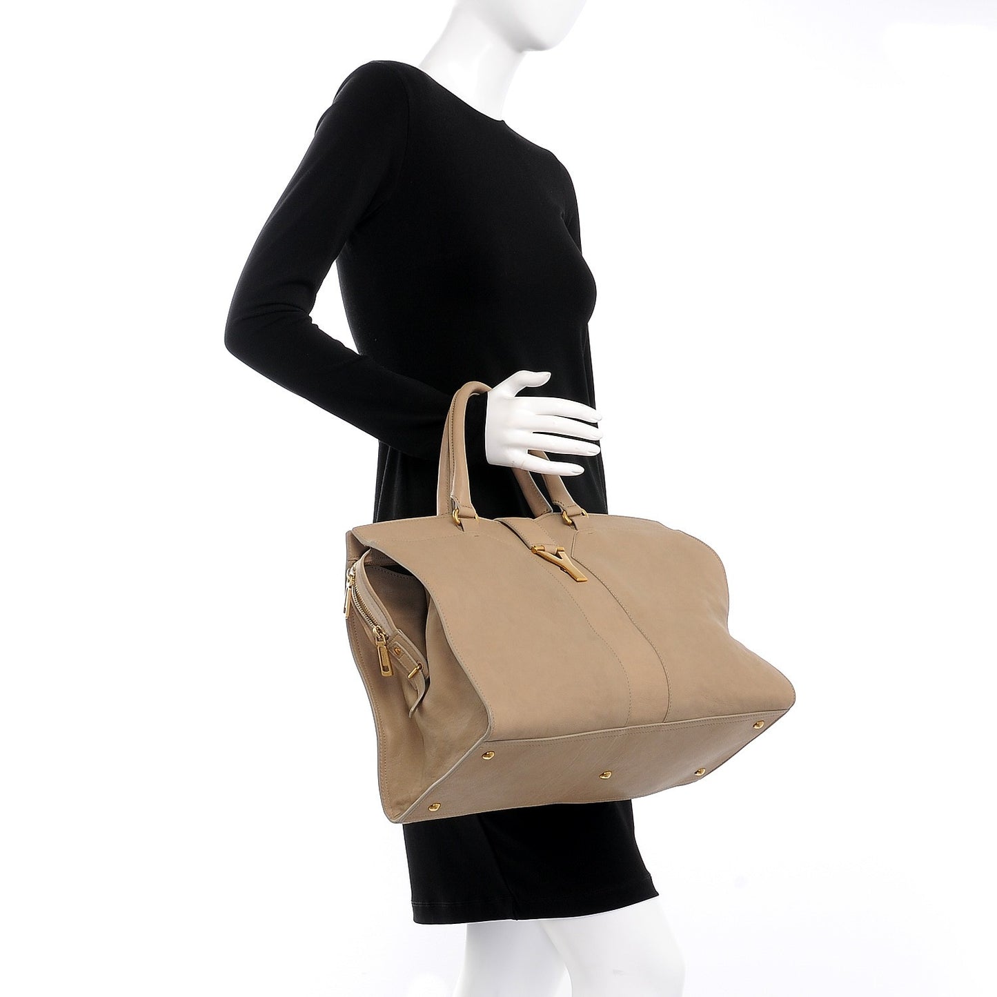 Sheepskin Large Cabas ChYc Beige