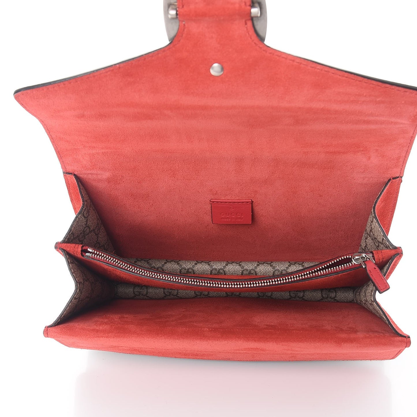 GG Supreme Monogram Small Dionysus Shoulder Bag Red
