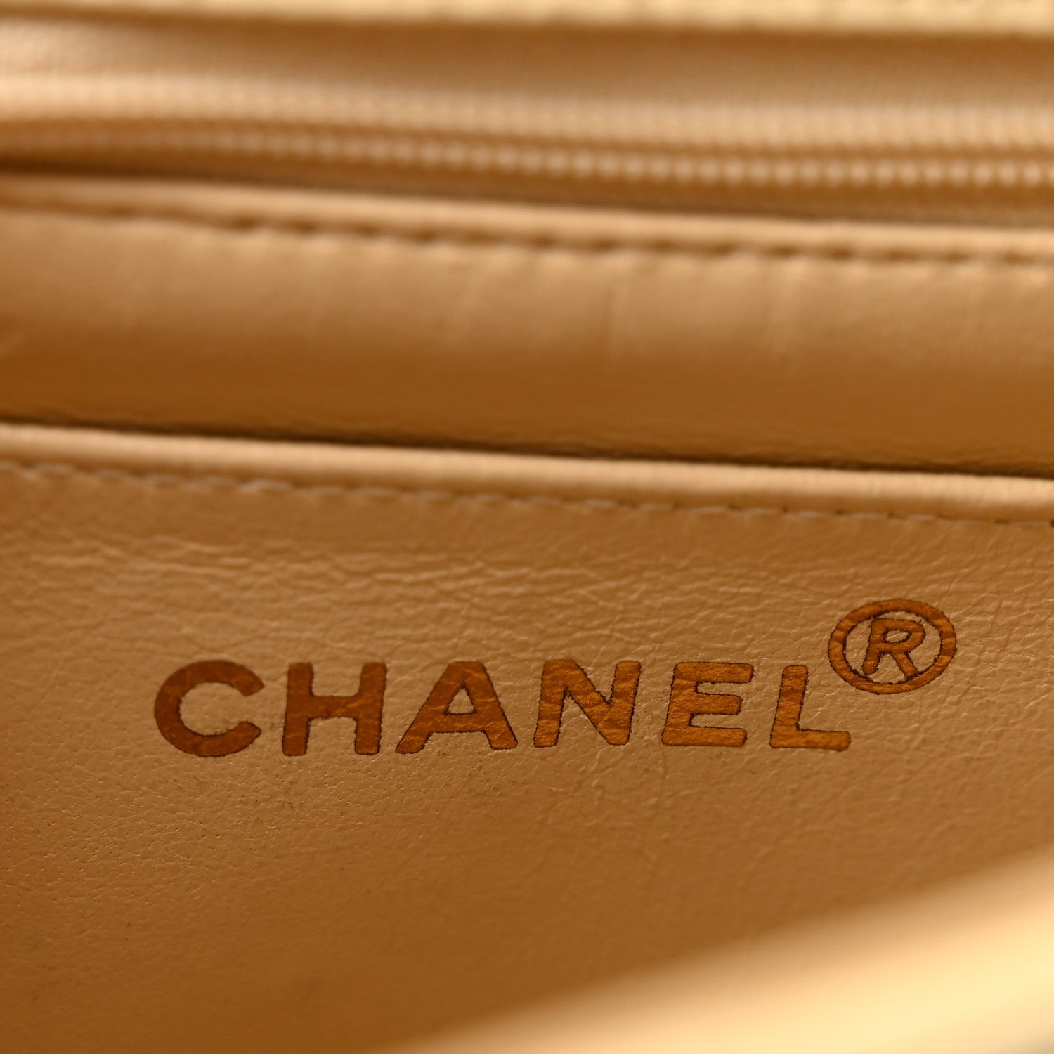 Chanel Caviar Quilted Medium Single Flap Light Beige 6 of 14