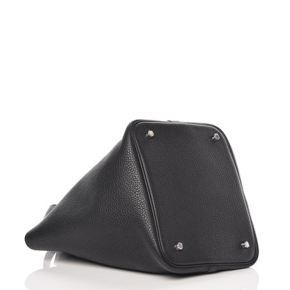 Hermes Taurillon Clemence Picotin Lock 22 MM Black 4 of 9