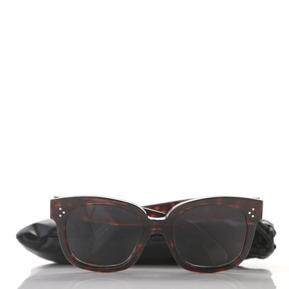 Celine Acetate Polarized Square Sunglasses CL40002U Tortoise 8 of 8