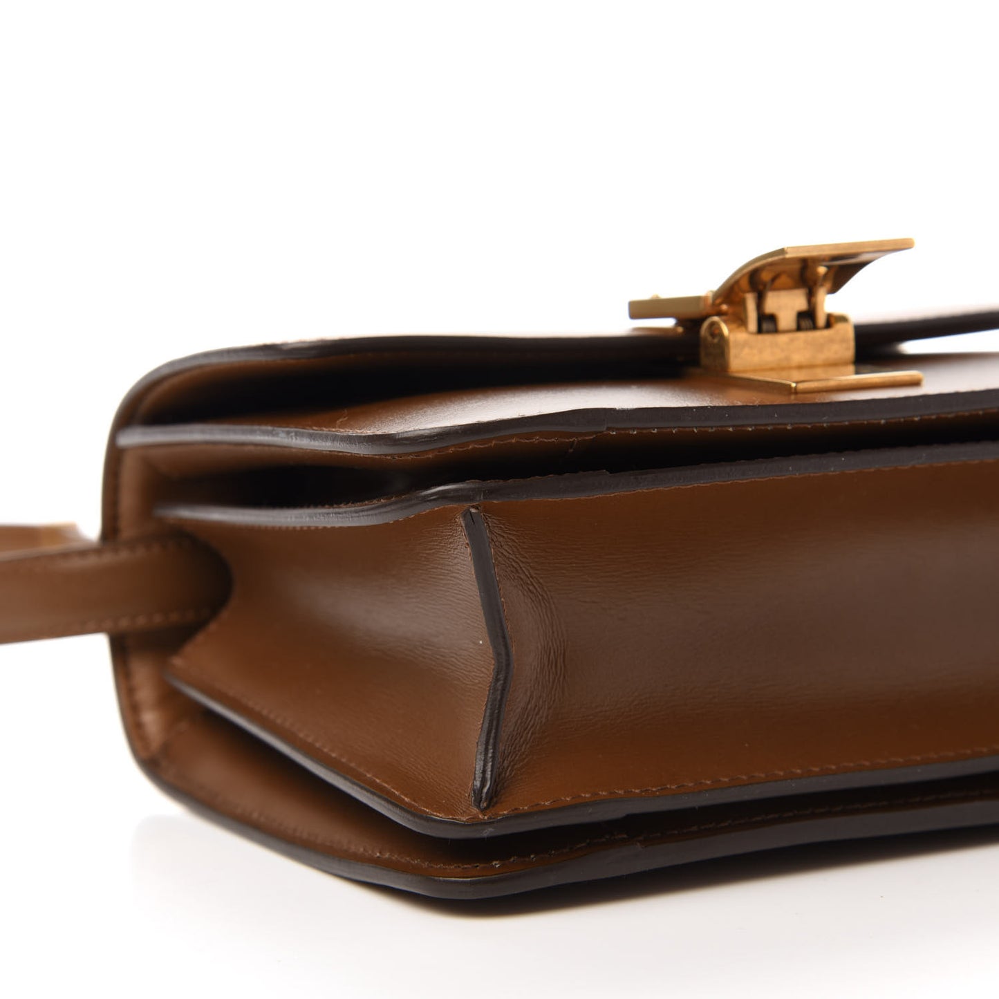 Box Calfskin Small Classic Box Bag Camel