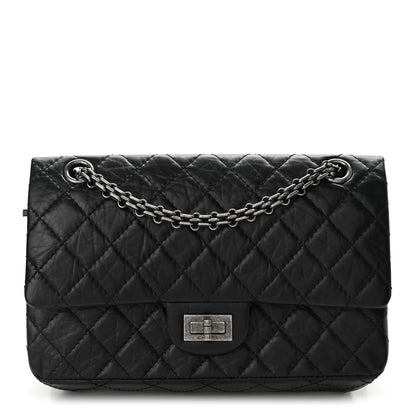 Chanel Aged Calfskin Quilted 2.55 Reissue 225 Flap Black 1 of 10