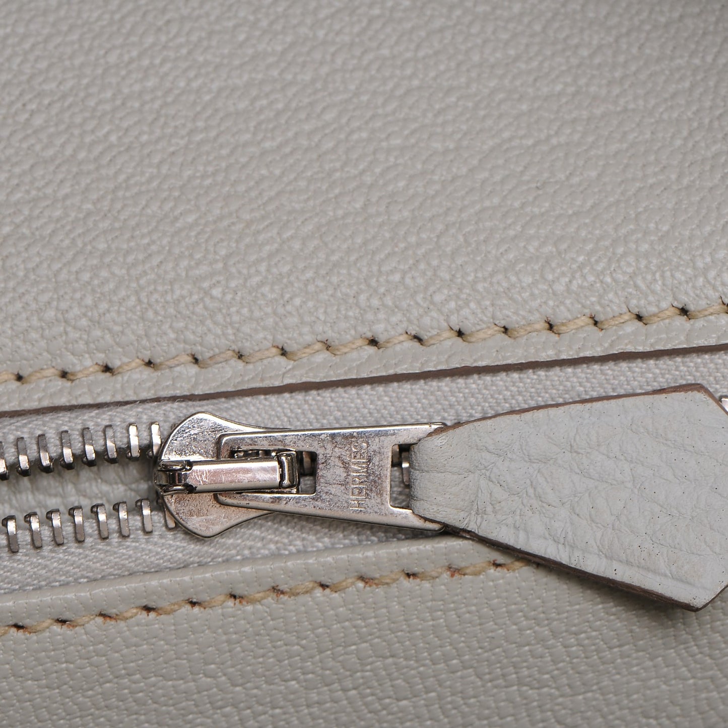 Taurillon Clemence Birkin 35 Gris Perle