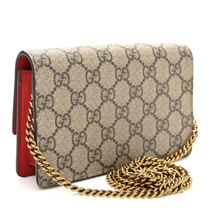 Gucci GG Supreme Monogram Mini Cherry Chain Bag 3 of 10