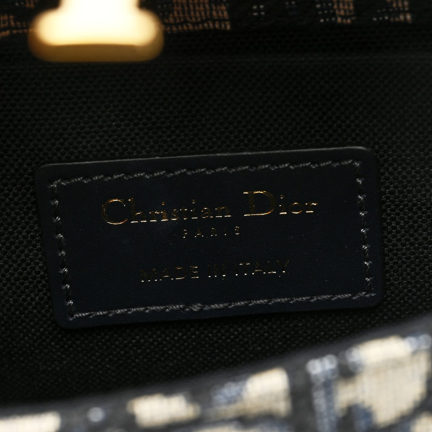 Oblique 30 Montaigne East West Chain Flap Bag Blue