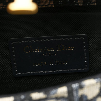 Christian Dior Oblique 30 Montaigne East West Chain Flap Bag Blue 6 of 9