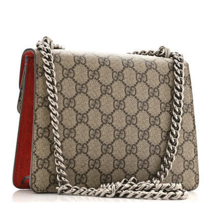 Gucci GG Supreme Monogram Mini Dionysus Shoulder Bag Hibiscus Red 3 of 11