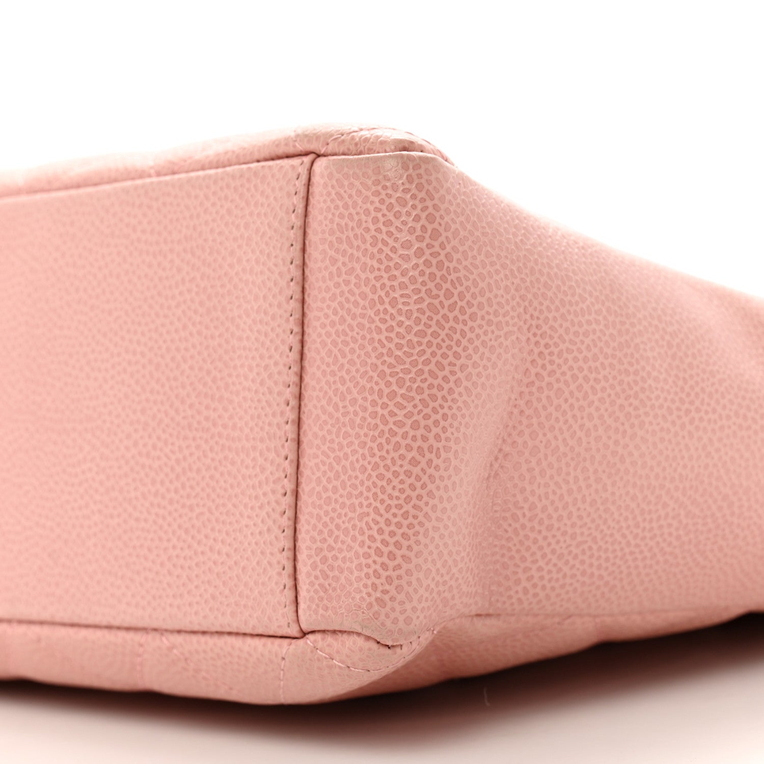 Chanel Caviar Quilted Petit Shopping Tote PST Pink 10 of 15