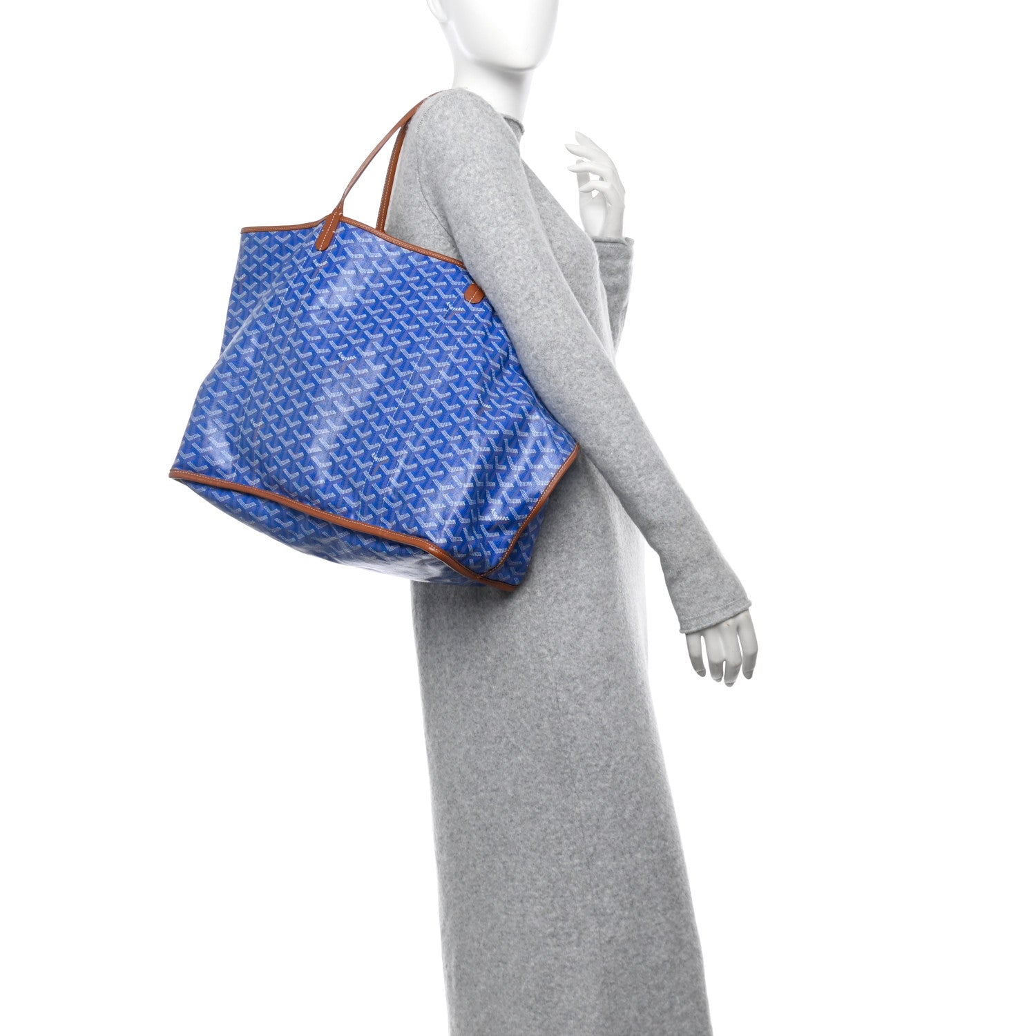 Goyard Goyardine Reversible Pertuis GM Sky Blue 2 of 13