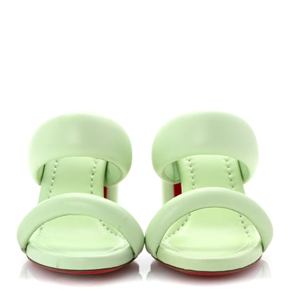 Christian Louboutin Nappa Inflama Sab 85 Sandals 38.5 Studio Green 3 of 11