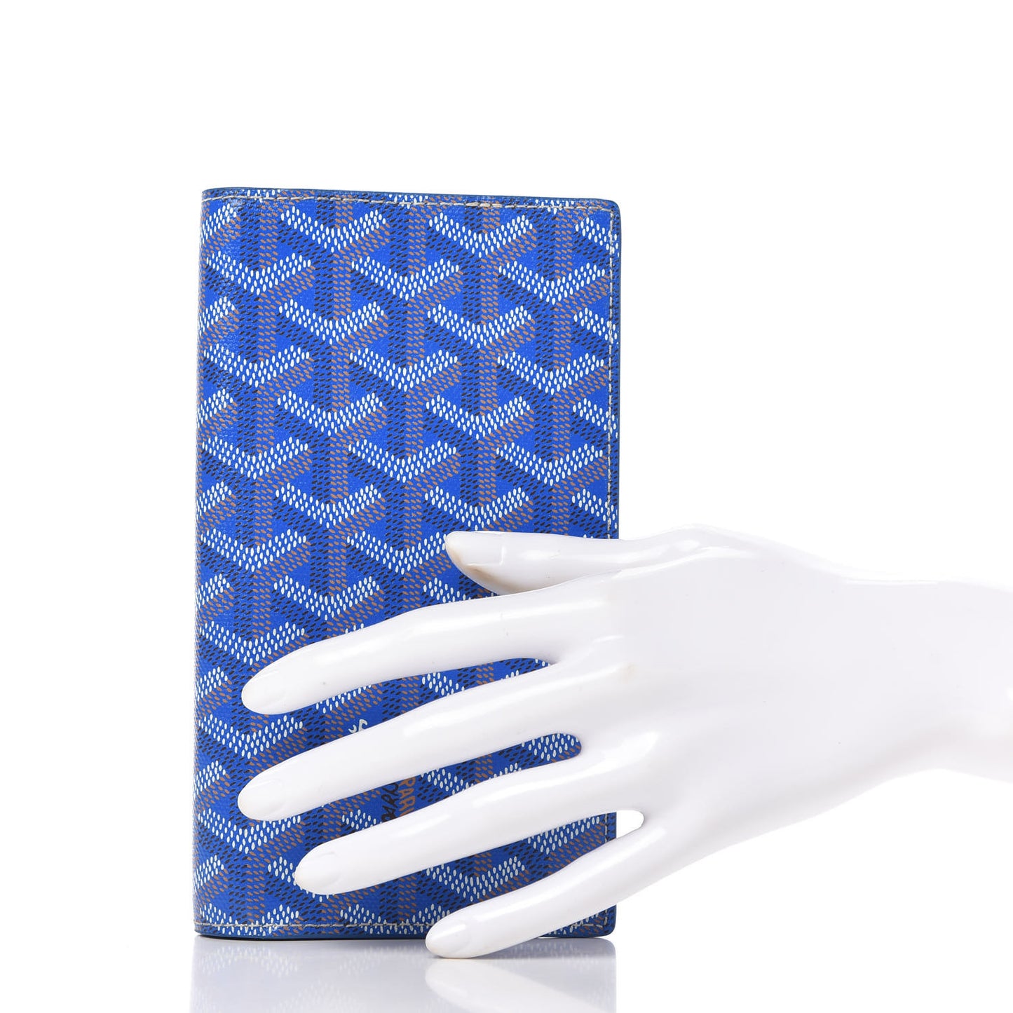 Goyardine Phone Holder Sky Blue