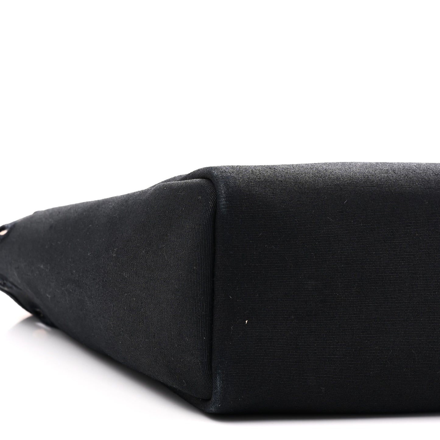 Toile Vache Calfskin Herbag 30 PM Black Natural