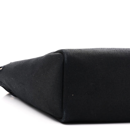 Hermes Toile Vache Calfskin Herbag 30 PM Black Natural 9 of 10