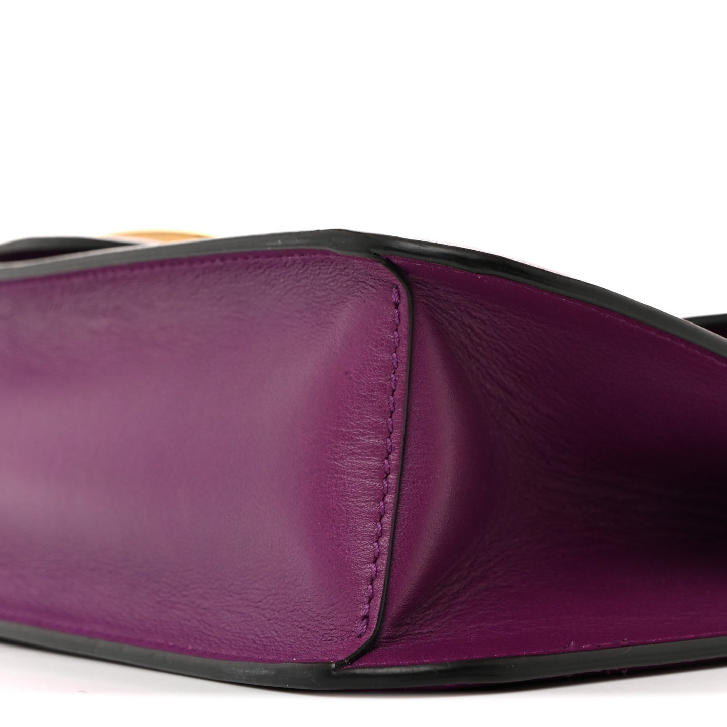 Calfskin Vlogo Loco Shoulder Bag Prune