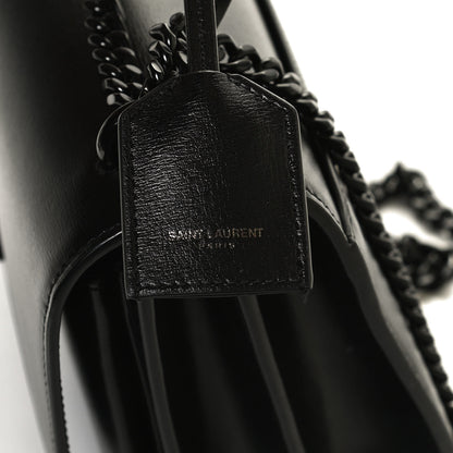 Saint Laurent Calfskin Medium Monogram Sunset Black 12 of 13