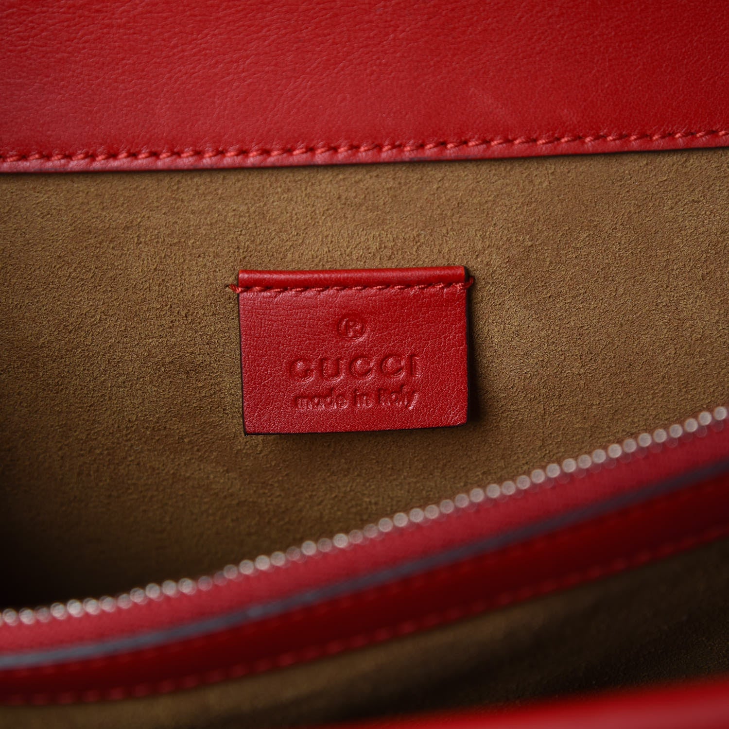 Gucci GG Supreme Monogram Arabesque Medium Dionysus Shoulder Bag Hibiscus Red 6 of 7