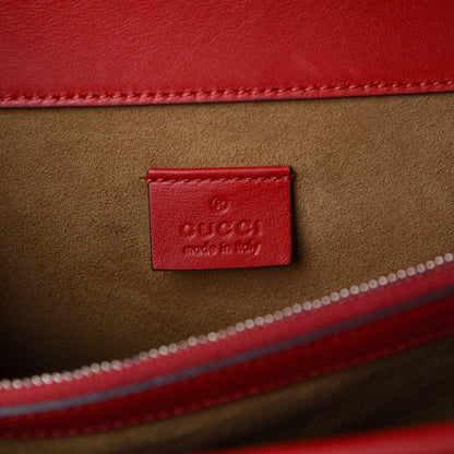 Gucci GG Supreme Monogram Arabesque Medium Dionysus Shoulder Bag Hibiscus Red 6 of 7