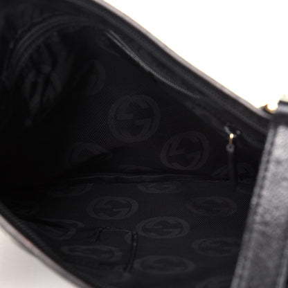 Gucci Guccissima Flat Messenger Bag Dark Brown 5 of 13