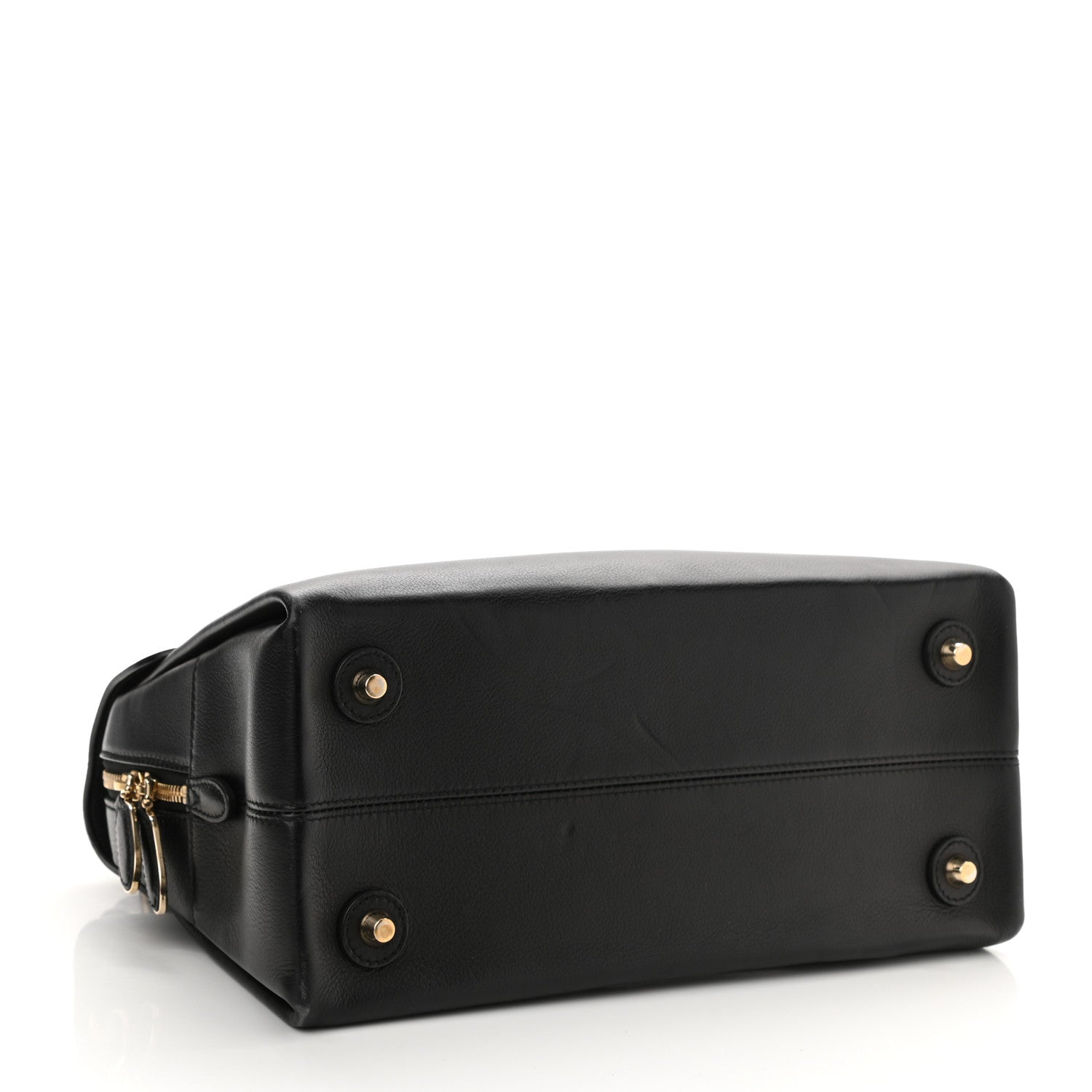 Christian Dior Calfskin Top Handle Flap Black 4 of 8