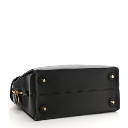 Christian Dior Calfskin Top Handle Flap Black 4 of 8