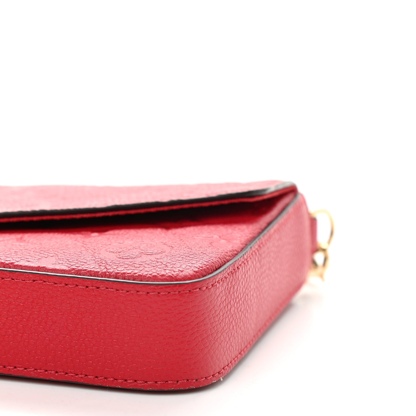 Empreinte Pochette Felicie Chain Wallet Scarlet