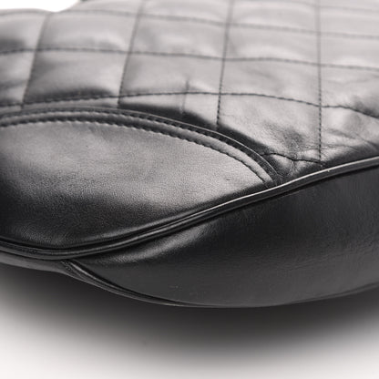 Burberry Calfskin Quilted Brook Hobo Black 8 of 11