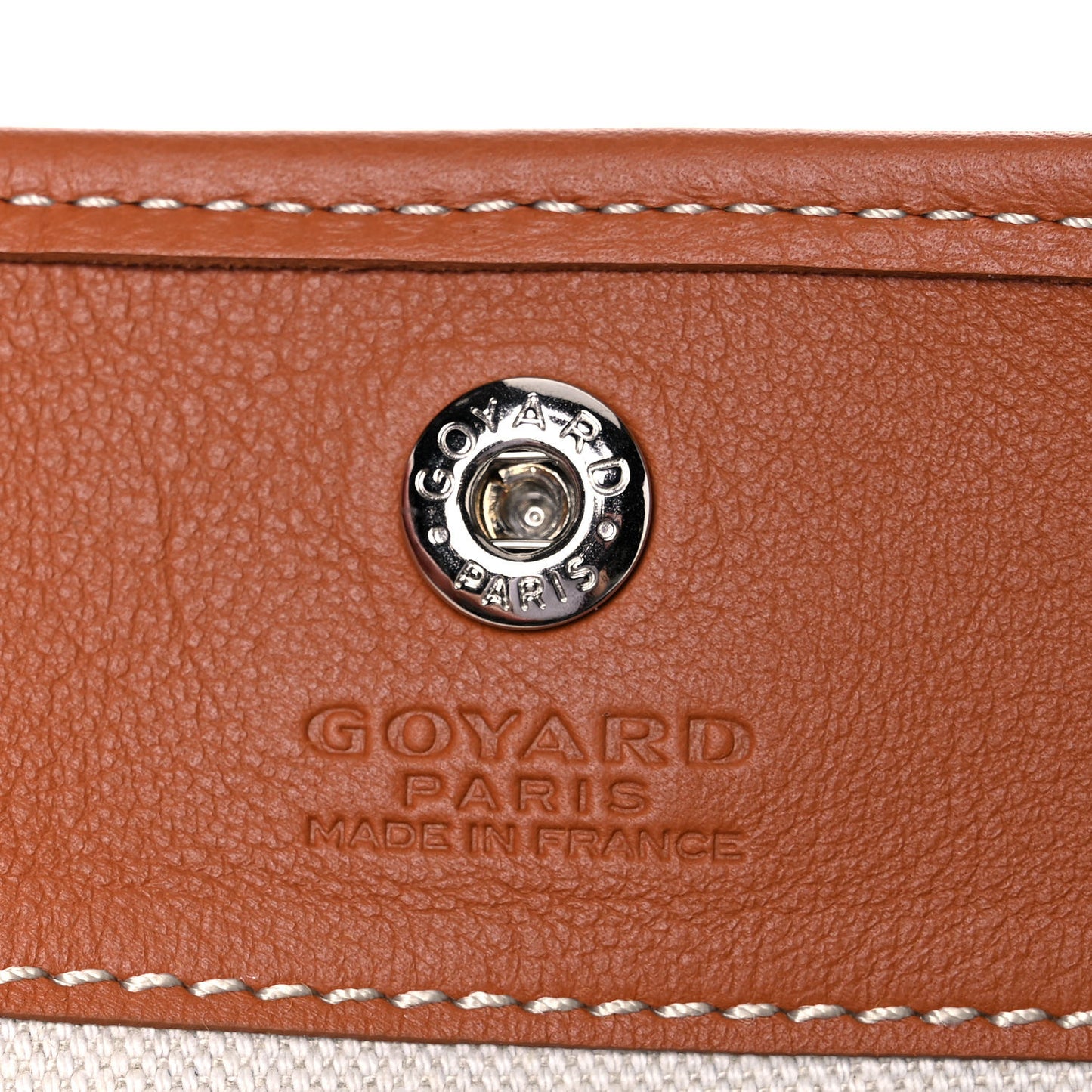 Goyardine Reversible Mini Anjou Black Gold