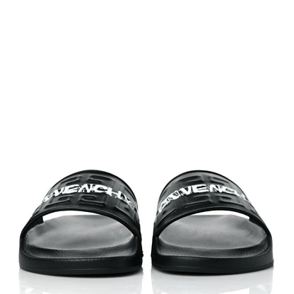 Givenchy Lambskin 4G Logo Slides 38 Black 2 of 8