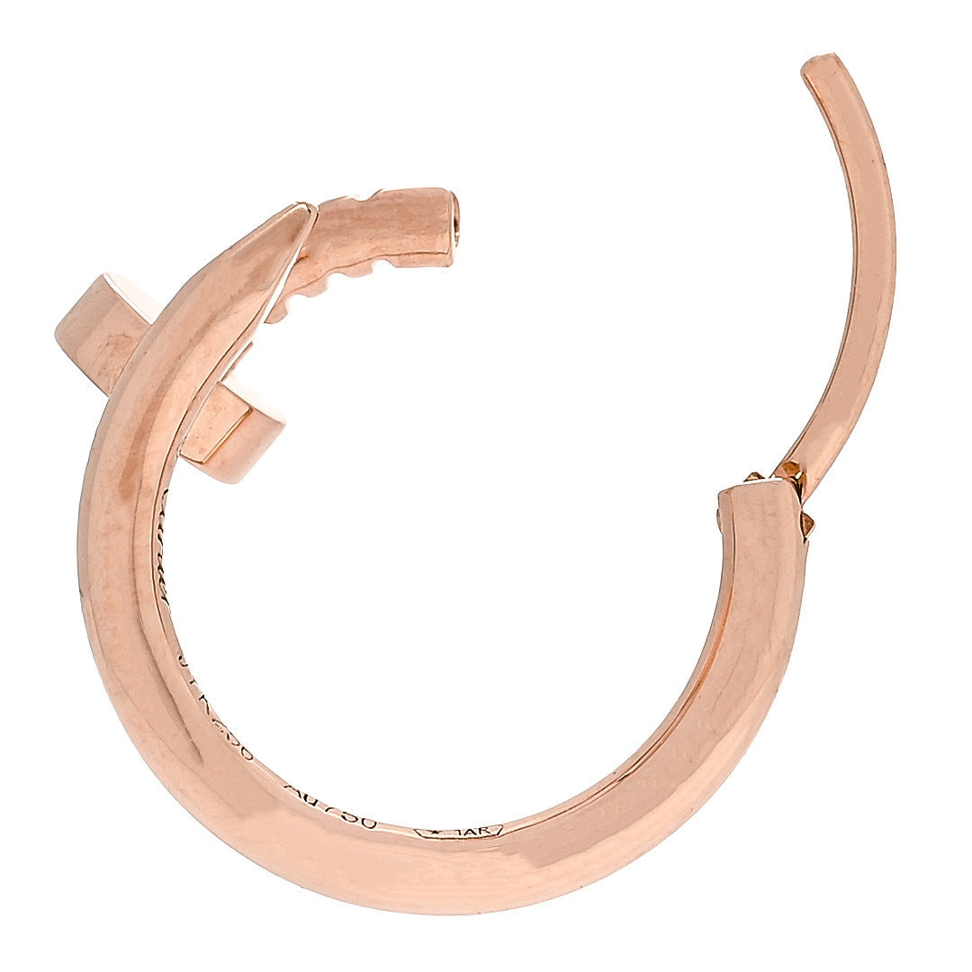 18K Pink Gold Juste Un Clou Single Hoop Earring