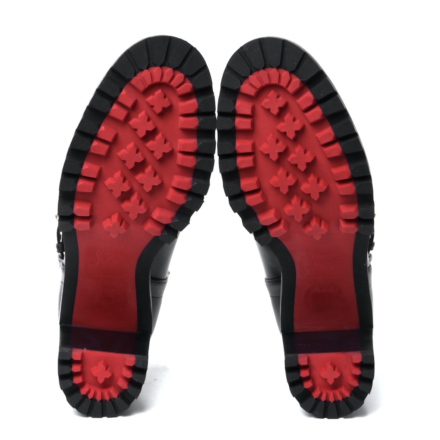 Christian Louboutin Calfskin Communa 70 Ankle Boots 36.5 Black 5 of 10