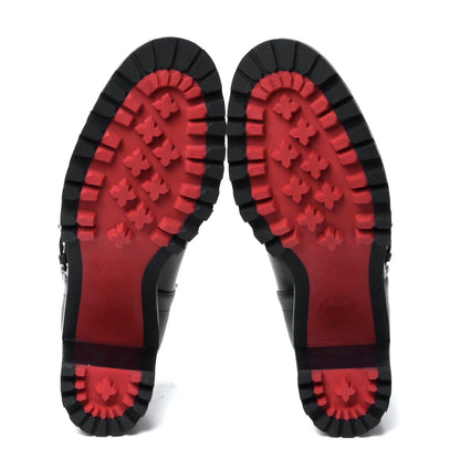 Christian Louboutin Calfskin Communa 70 Ankle Boots 36.5 Black 5 of 10