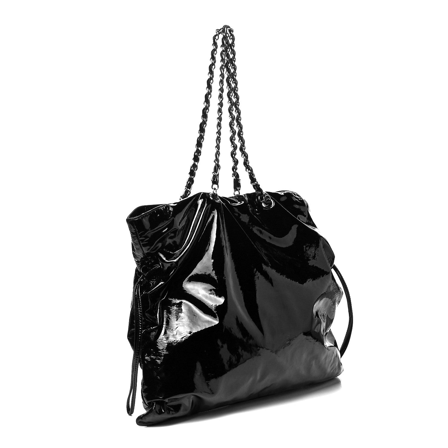 Chanel Patent Bonbons Shopper Tote Black 2 of 8