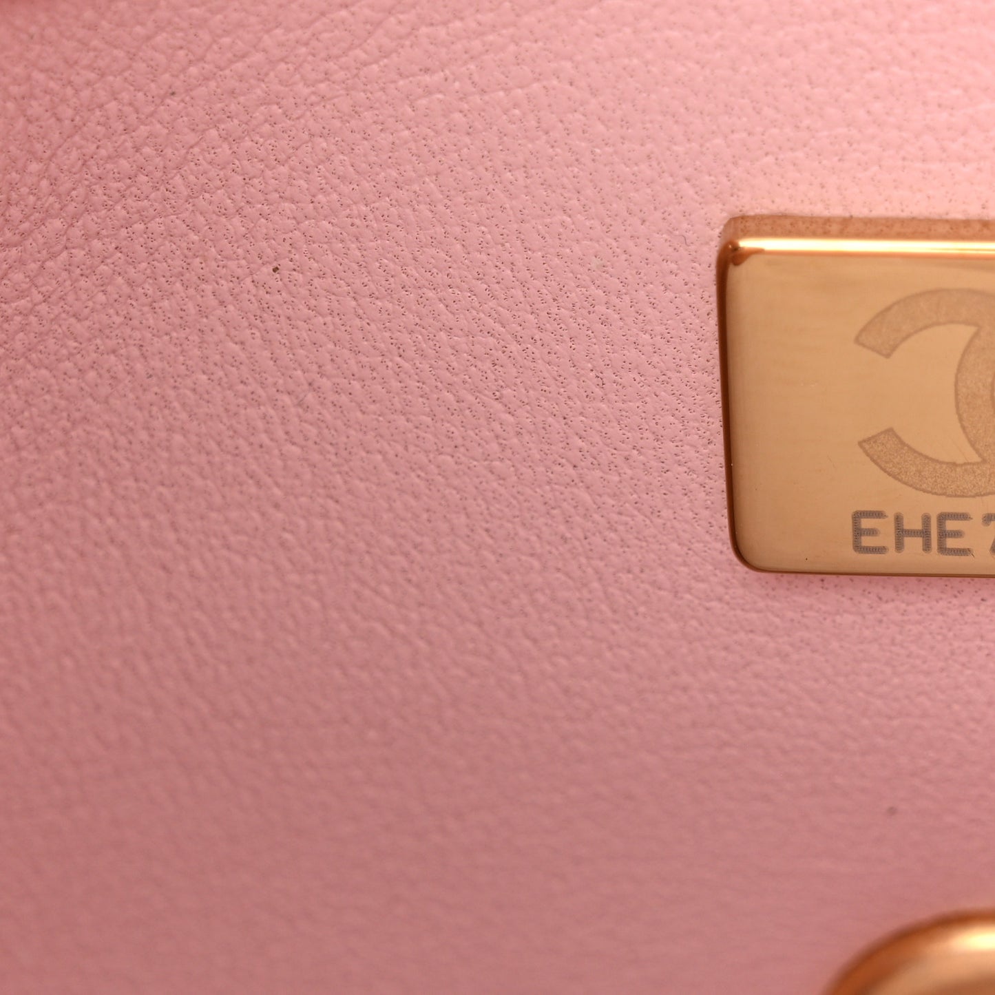 Lambskin Quilted Mini Heart Charms Flap Light Pink
