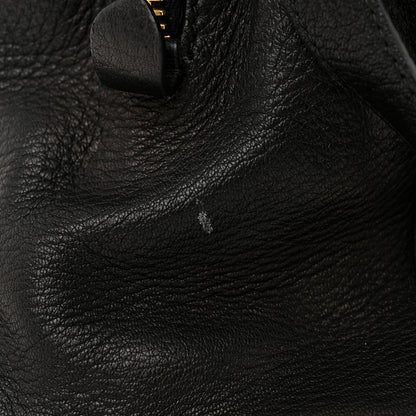 Prada Vitello Daino Tote Black 14 of 16