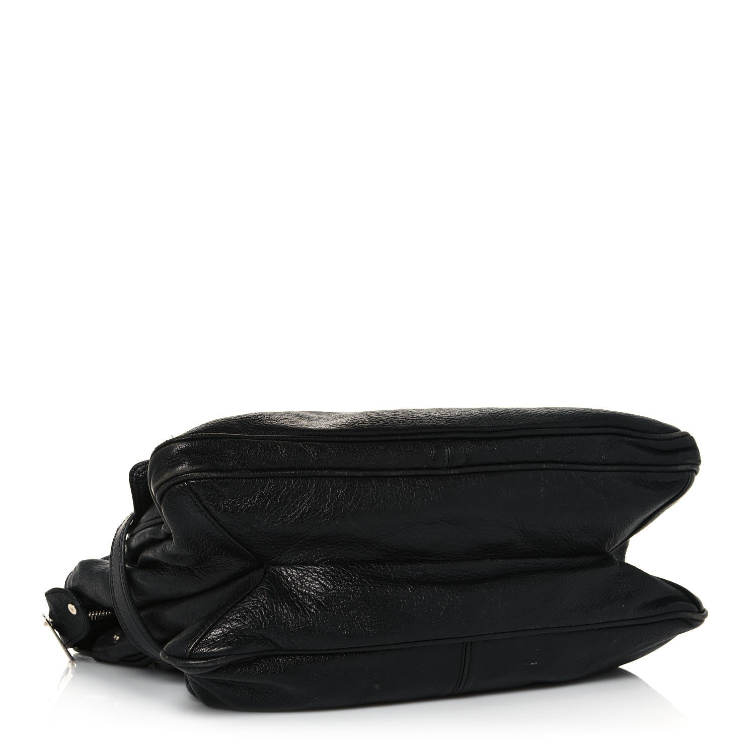 Mulberry Stone Polished Goatskin Maggie Shoulder Bag Black 4 of 19