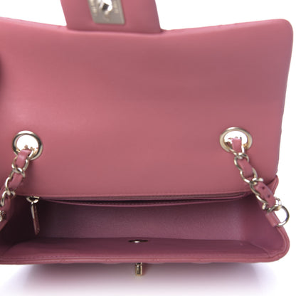 Chanel Lambskin Quilted Valentine Charms Mini Rectangular Flap Pink 5 of 9