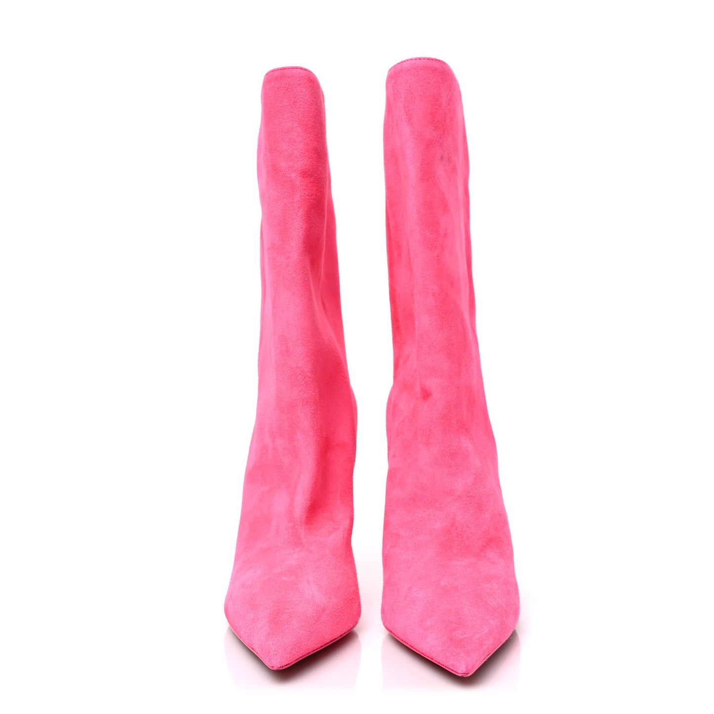Veau Velours Astrilarge 100 Booties 37 Pink