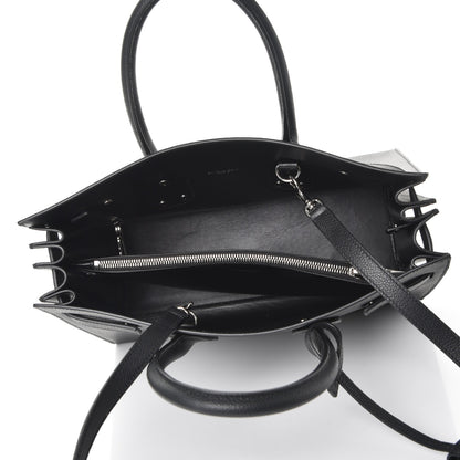 Saint Laurent Grained Calfskin Small Sac De Jour Black 6 of 8