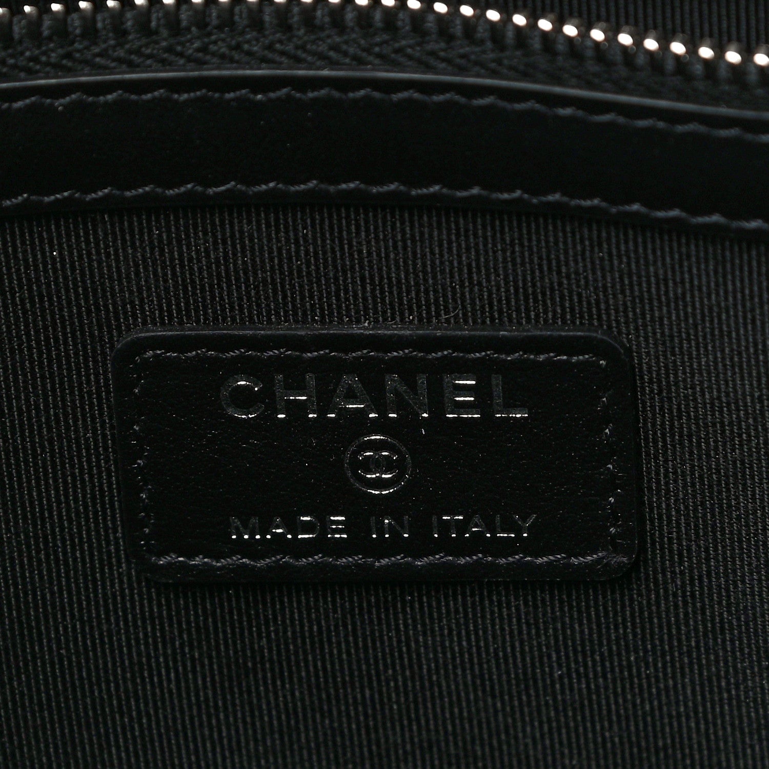 Chanel Caviar Quilted Medium Boy Cosmetic Case Black 6 of 10