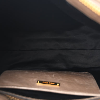 Miu Miu Vitello Shine Zip Tote Ginuco 5 of 13