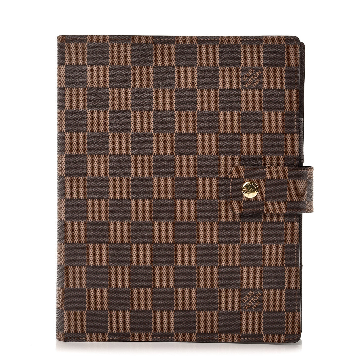 Damier Ebene Large Ring Agenda Cover