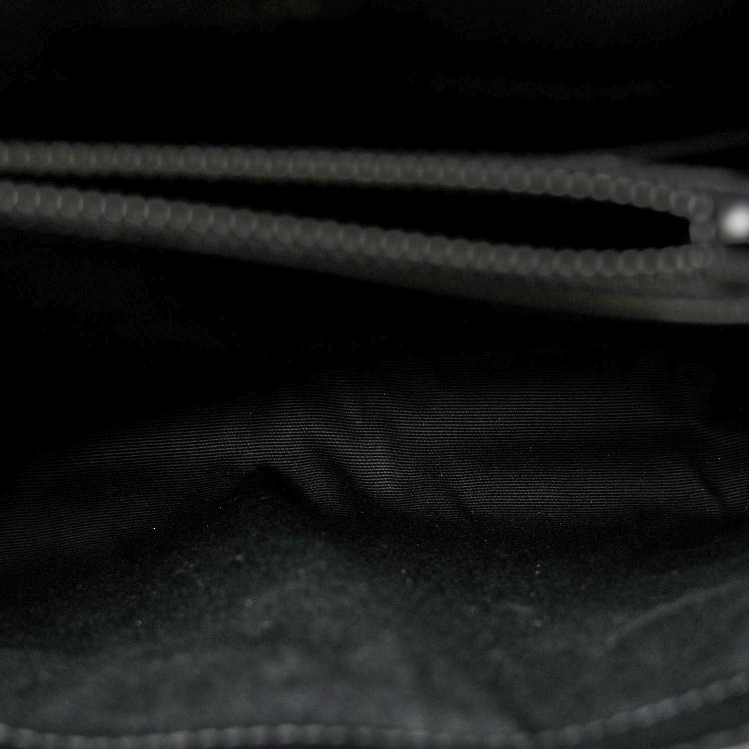 Saint Laurent Calfskin Y Quilted Monogram Monochrome Small Loulou Chain Satchel  Black 5 of 9