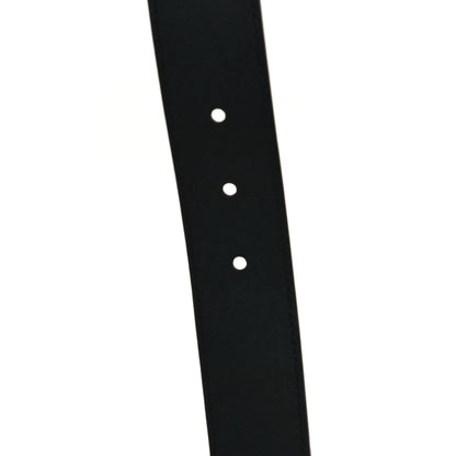 Gucci Ciny Calfskin Lux Snakeskin Torchon 35mm Belt 95 38 Black 4 of 5