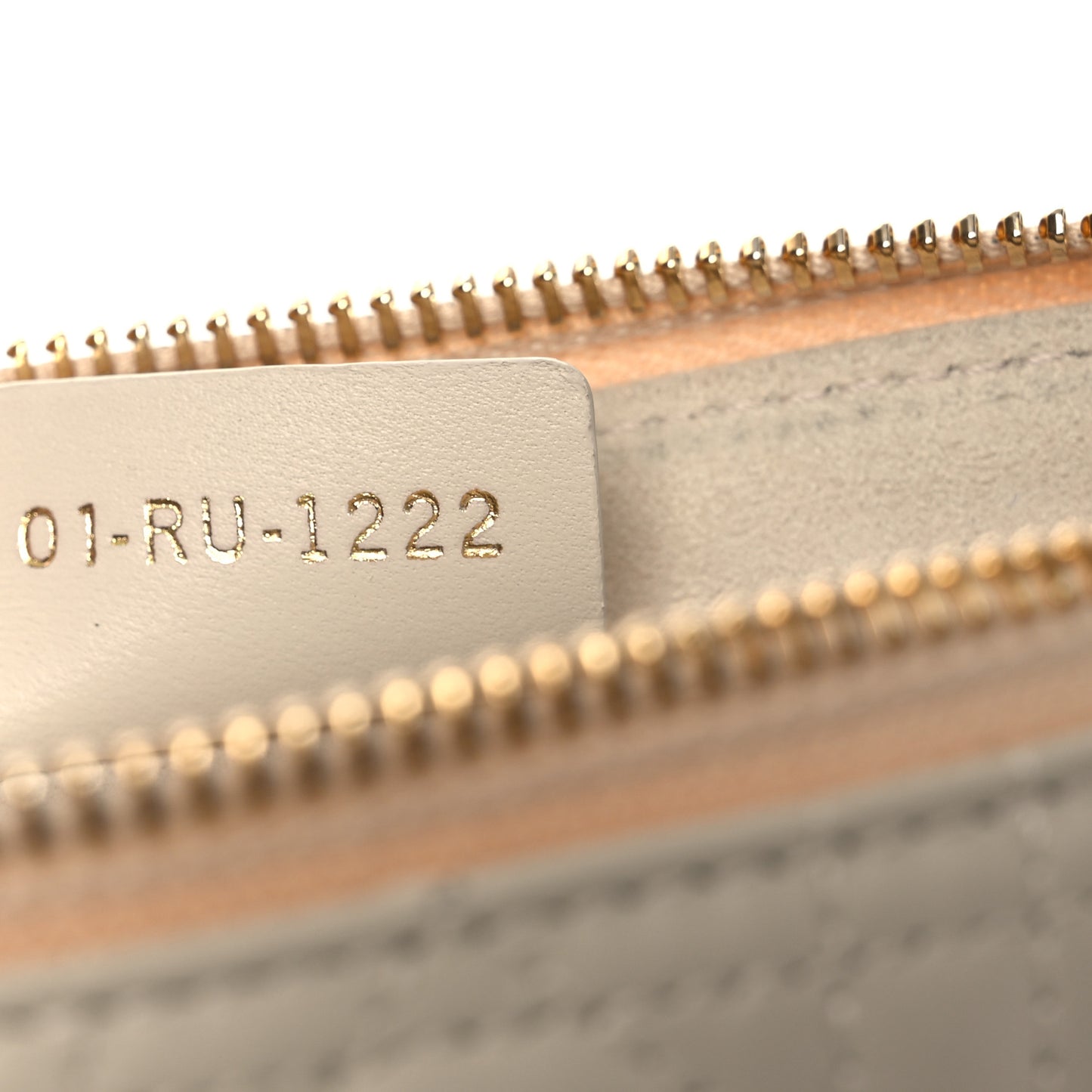 Lambskin Cannage Dior Club Bag  Dusty Ivory